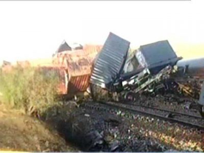 Goods vehicles collided near Kotri, suspended train traffic