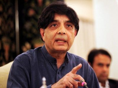 Some people have taken the contract to political chaos in the country, Ch Nisar