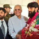 To warm welcome Misbah Ul Haq on return