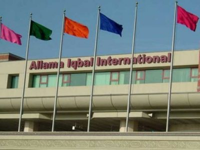 Two suspects arrested burqa-clad women from Lahore airport