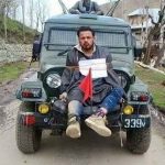 Kashmiri youth Jeep rotated away from the Indian major was awarded
