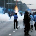 Police shelling farmers protest in Islamabad, arrested several people