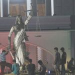 Goddess statue has removed out from the supreme court in Bangladesh
