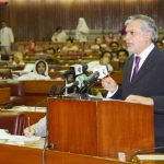 Minister of Finance present the budget in the National Assembly