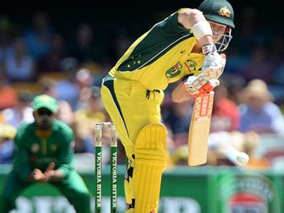 Champions trophy: Australia's batting against Pakistan in warm up match