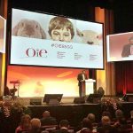 May 21 - Federal Minister for National Food Security and Research Sikandar Hayat Khan Bosan addressing at the 85th General Session of OIE. APP