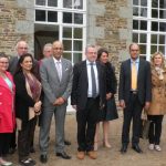 Ambassador of Pakistan and French Senator during a visit to Calvados region of France