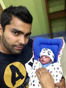 Cricketer Umar Akmal became Father of the Son