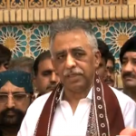 Governor Sindh presence on shrine of Lal Shahbaz Qalandar's