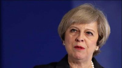 Embarrassed face to British Prime Minister during the election campaign