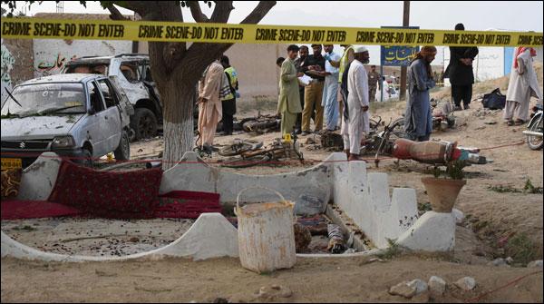 The case registered of a suicide attack on the convoy of Maulana Abdul Ghafoor Haidari