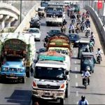 Karachi in order to determine the 3 routes for heavy traffic
