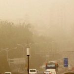 China: sandstorm in Xinjiang, paralyzed life system