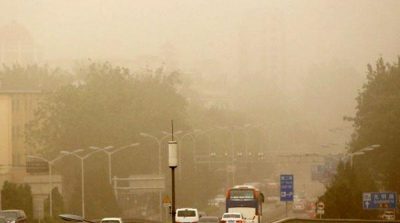 China: sandstorm in Xinjiang, paralyzed life system