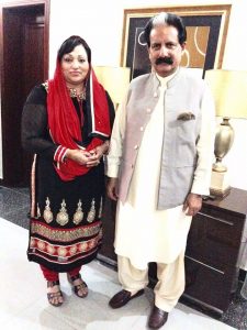 Sulrtana, Asghar, President, women, wing, PMLN, France