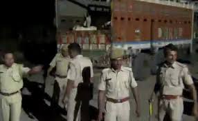 Rajasthan,, 5 ,trucks ,burned ,carrying ,cows