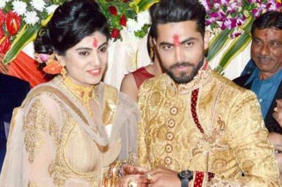 Indian cricketer Ravindra Jadeja became the father of a daughter