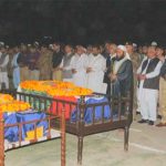 Peshawar: Funeral prayer offered killing policemens from the firing