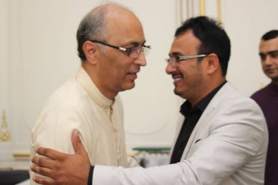 Namaz e Eid ul Fitar, at, Embassy, of, Islamic, Democratic, Pakistan, Paris, France, Ambassador, participated, with, Pakistani, Community