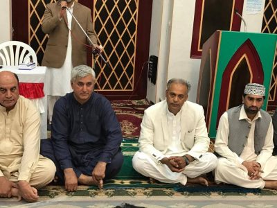 aftar, dinner, at, minah ul Quran, international, center, Allama Hassan Mir Qadri, addressed,the, participants