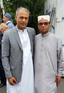 Senior Leader PPP Abdul Sattar Malik with Chaudhry Muhammad Azam, President Tehreek e Minhaj ul Quran, France