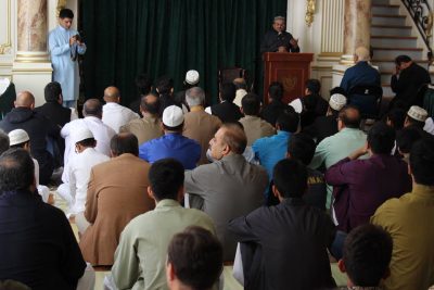 Namaz e Eid ul Fitar, at, Embassy, of, Islamic, Democratic, Pakistan, Paris, France, Ambassador, participated, with, Pakistani, Community