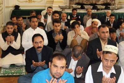 Namaz e Eid ul Fitar, at, Embassy, of, Islamic, Democratic, Pakistan, Paris, France, Ambassador, participated, with, Pakistani, Community