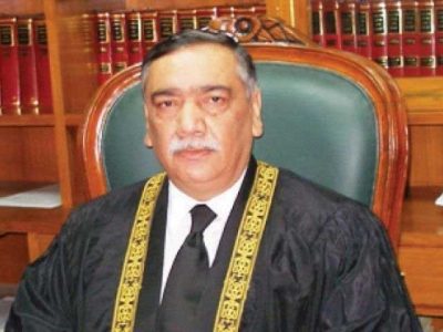 Justice Asif Saeed Khosa took oath as Acting Chief Justice