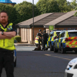 Knife wielding Britain several people hostage inside the building