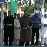 Often prayer outside the Judicial Academy in leading of Abid sher Ali