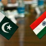 Flag were waving of the Pak-Indian at the headquarters of the SCO