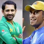Sarfaraz son's with Dhoni image viral on social media