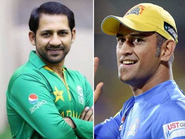 Sarfaraz son's with Dhoni image viral on social media