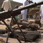 Large quantities of weapons and explosives recovered from Khyber Pakhtunkhwa
