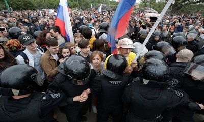 Protest against corruption in Russia, a thousand people arrested