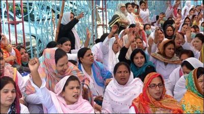 Nursing has staff clased strike in Balochistan