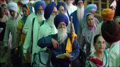 Ranjit, Singh's, death, anniversary, the ,Sikh ,delegation, from ,India ,had ,come, to, Pakistan