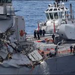 US, military, ship, hit, by, commercial, ships, 7, officials, missing