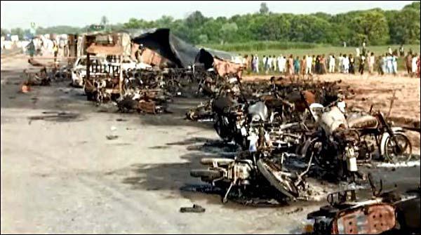 Oil tanker crash: Dai version was made on the national highway