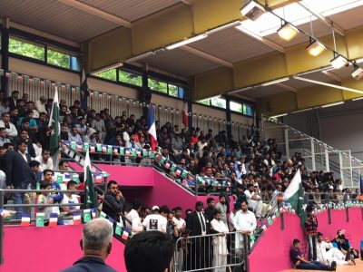 Participants, of, 6th, International, European, VollyBall, Tournament, started, in Paris