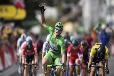 The eleventh phase of the Tour de France Cycle Race named German cyclist