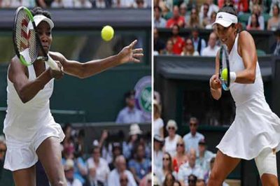 Women's Wimbledon tennis final: Venus Williams and Garbiñe Muguruza today contest