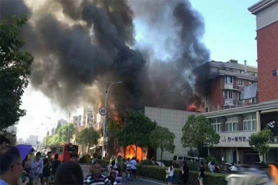 چینی شہر ہینگزو میں گیس دھماکہ، 2افراد ہلاک