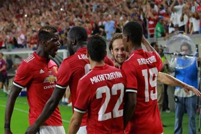 The International Champions Football Cup: Manchester United defeated Manchester City