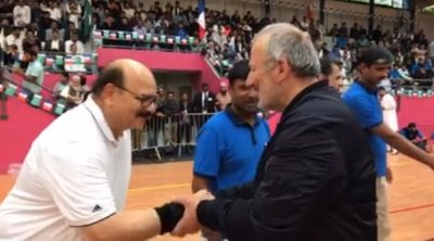 Participants, of, 6th, International, European, VollyBall, Tournament, started, in Paris