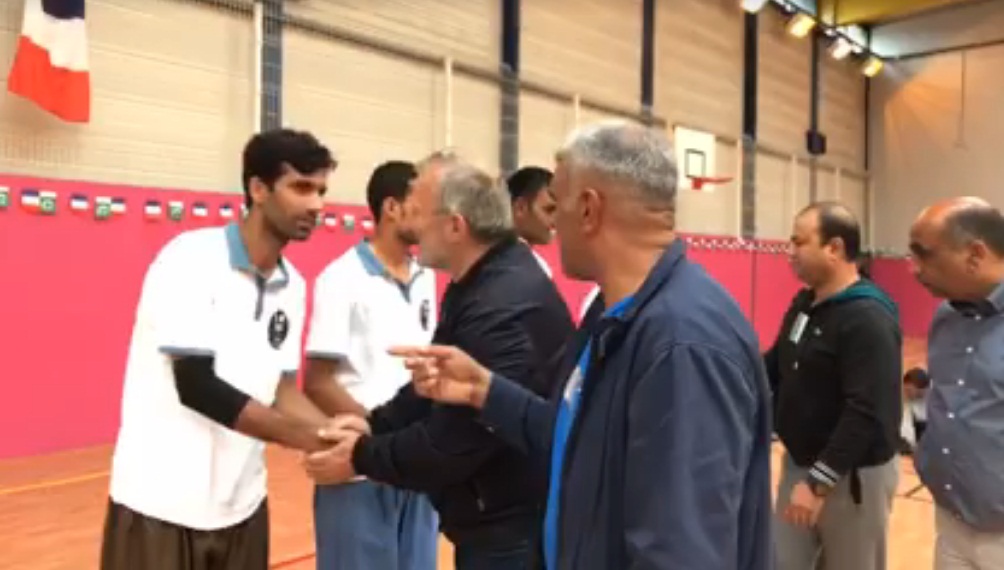 Participants, of, 6th, International, European, VollyBall, Tournament, started, in Paris