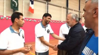 Participants, of, 6th, International, European, VollyBall, Tournament, started, in Paris