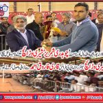 Chaudhry Naveed Pukhowal Organizer 6th, International, European, VollyBall Tournament with Guest at Final Match
