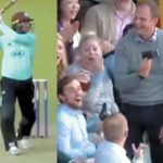 Sangakara broke the cell phone of fan sitting in the stand by hit the six