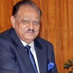 President Mamnoon will depart today from Lahore to Rawalpindi by train